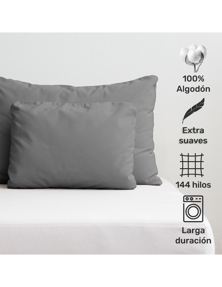 Almohadón antracita 100% algodón | Deslan Internacional