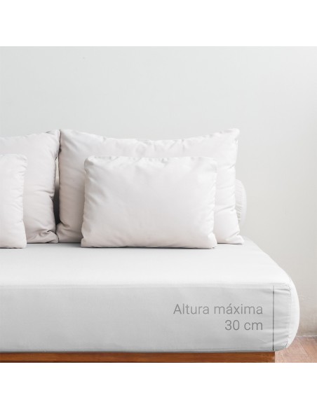 Sábana bajera blanca 100% algodón | Deslan Internacional