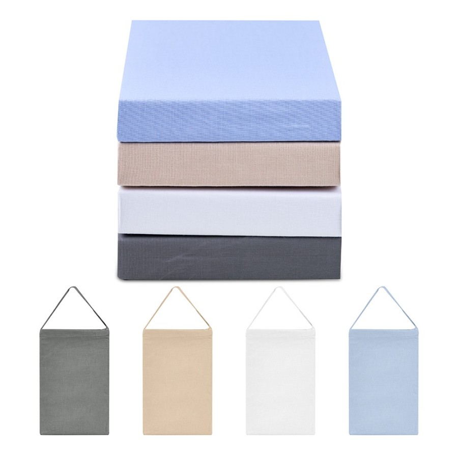 Sábana bajera blanca 100% algodón | Deslan Internacional