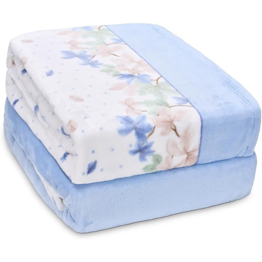 Juego de sábanas microlina NELI color azul - camas 135 a 200 cm