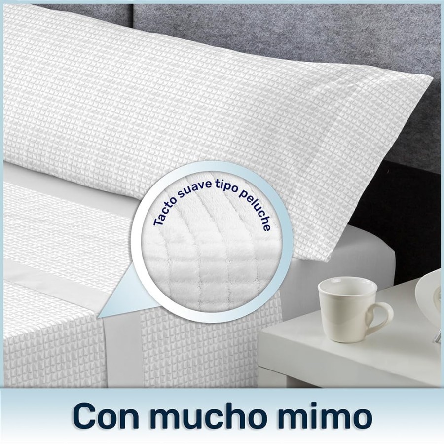 Juego de sábanas microlina Tesla color gris - camas 135 a 200 cm