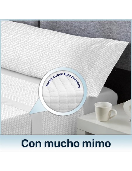 Juego de sábanas microlina Tesla color gris - camas 135 a 200 cm