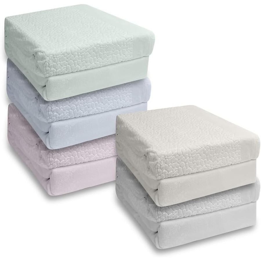 Juego de sábanas microlina Pardo color menta - camas 135 a 200 cm