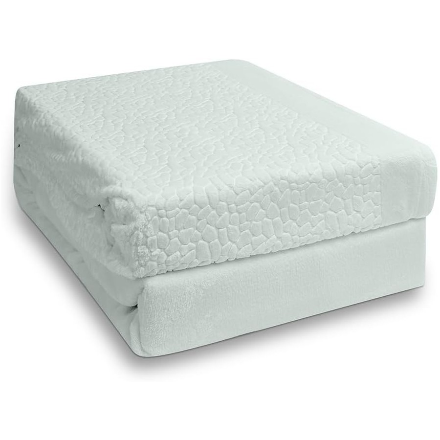 Juego de sábanas microlina Pardo color menta - camas 135 a 200 cm