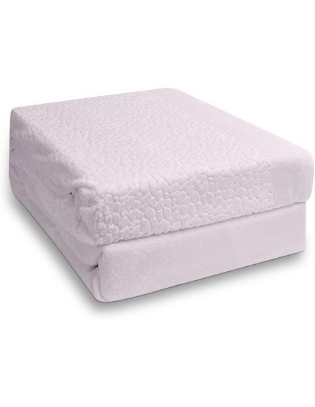 Juego de sábanas microlina Pardo color violet ice - camas 135 a 200 cm