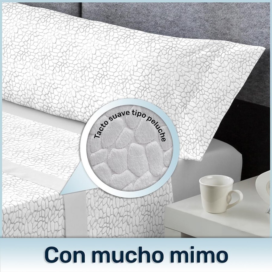 Juego de sábanas microlina Pardo color gris - camas 135 a 200 cm