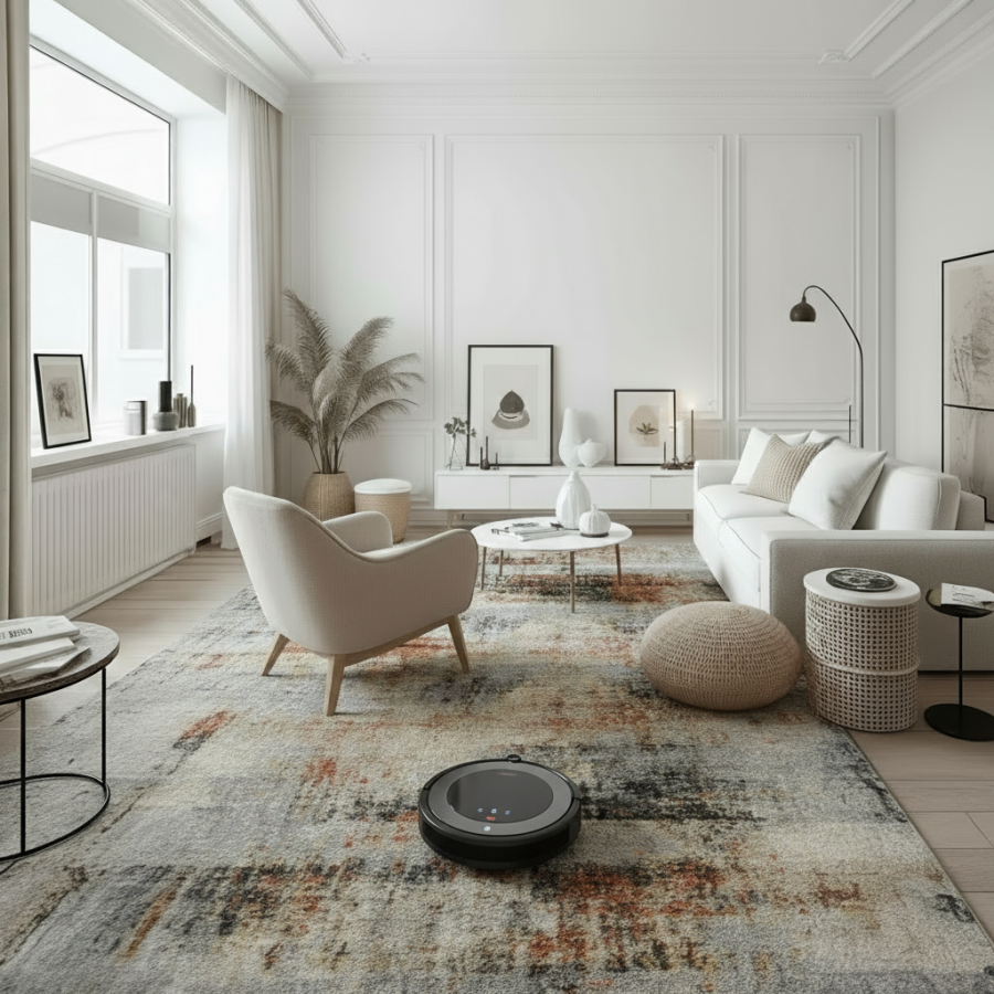 Alfombra Tulum Lisa 160x230 y 120x170 cm | Diseño moderno en tonos tierra