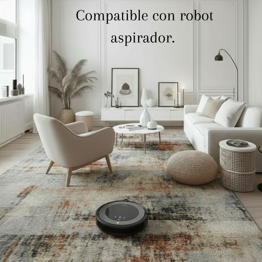 Alfombra Tulum Lisa 160x230 y 120x170 cm | Diseño moderno en tonos tierra