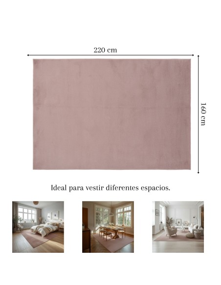 Alfombra Velvet Nude 60x90, 120x160 y 160x220 cm | Suave y elegante