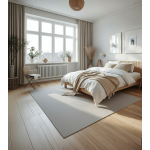 Alfombra Velvet Plata 60x90, 120x160 y 160x220 cm | Suave y elegante
