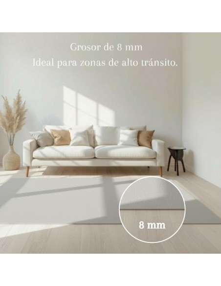 Alfombra Velvet Plata 60x90, 120x160 y 160x220 cm | Suave y elegante