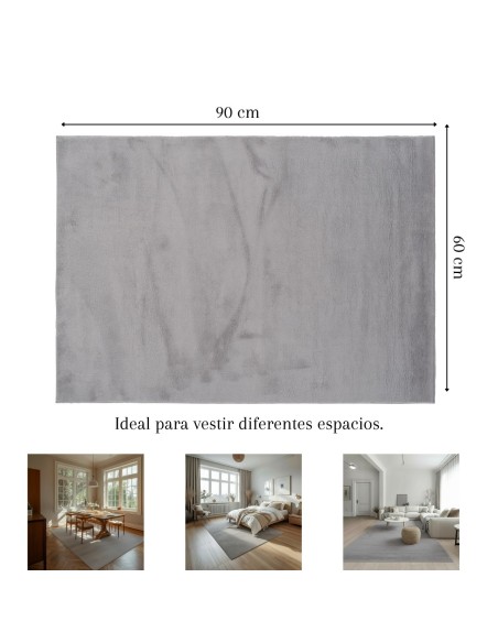 Alfombra Velvet Marengo 60x90, 120x160 y 160x220 cm | Suave y elegante