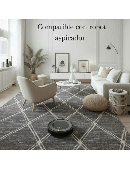 Alfombra Verona Grafito 120x170 y 160x230 cm | Diseño moderno y elegante