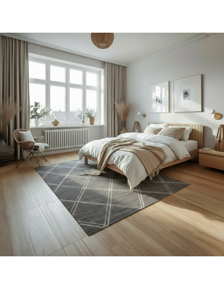 Alfombra Verona Grafito 120x170 y 160x230 cm | Diseño moderno y elegante