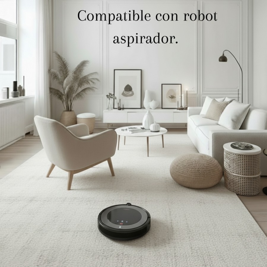 Alfombra Velvet Blanco 60x90, 120x160 y 160x220 cm | Suave y elegante