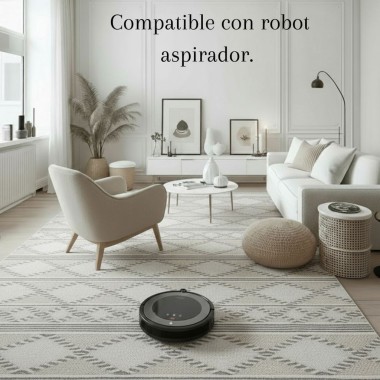 Alfombra Sahara 120x170 y 160x230 cm | Diseño étnico moderno en tonos arena 2