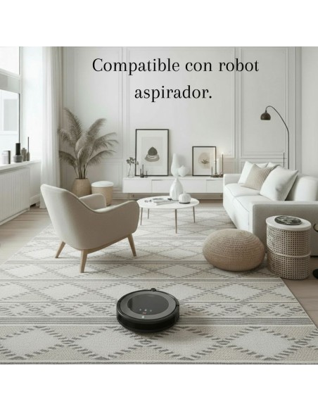 Alfombra Sahara 120x170 y 160x230 cm | Diseño étnico moderno en tonos arena