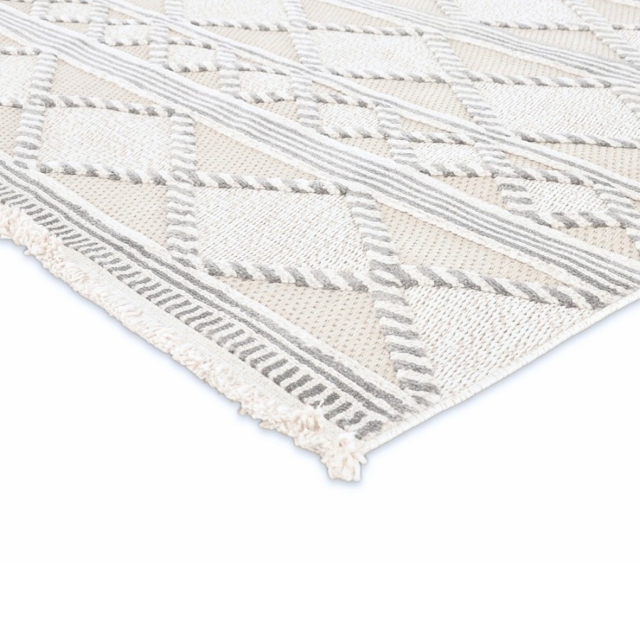 Alfombra Sahara 120x170 y 160x230 cm | Diseño étnico moderno en tonos arena