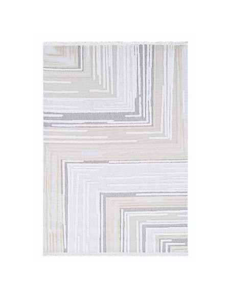 Alfombra Cairo 120x170 y 160x230 cm | Diseño geométrico moderno en tonos neutros