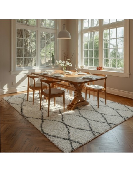 Alfombra Paris Light 120x170 y 160x230 cm | Diseño moderno en tonos claros