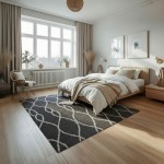 Alfombra Paris Dark 120x170 y 160x230 cm | Diseño moderno en tonos oscuros