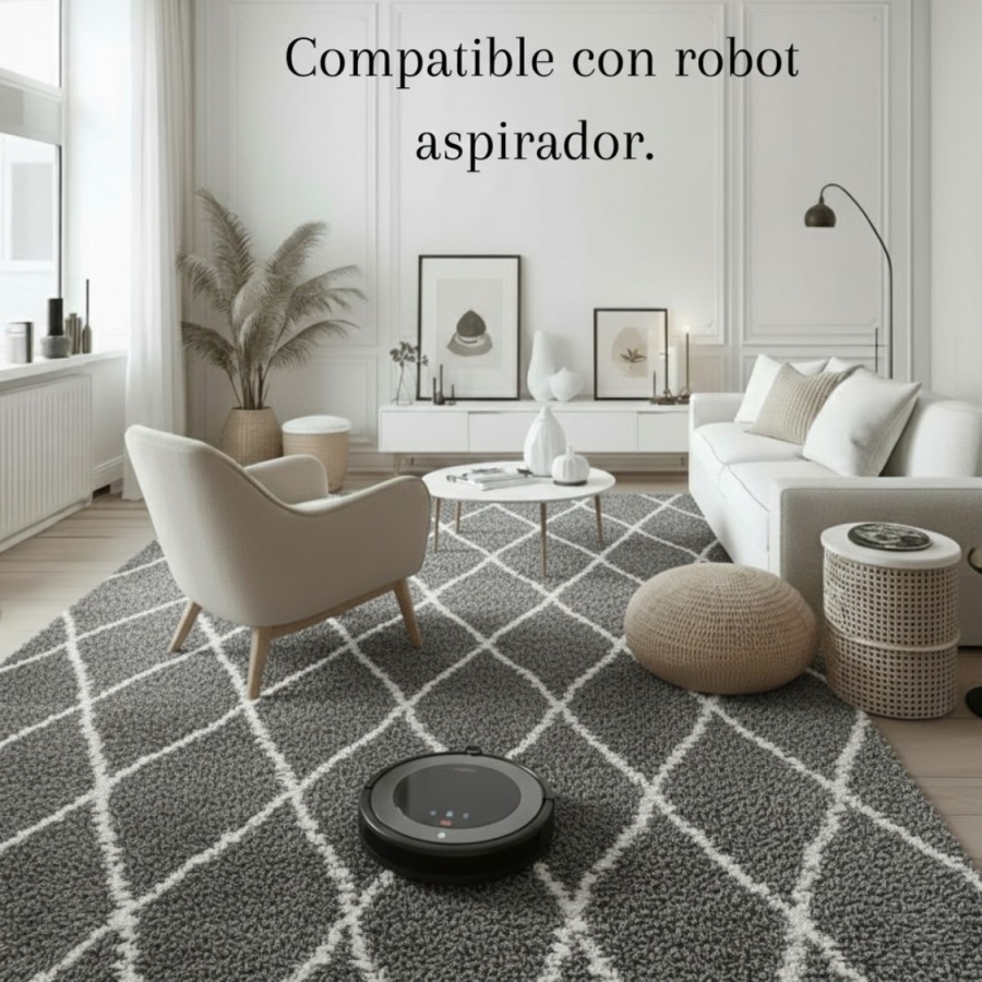 Alfombra Paris Dark 120x170 y 160x230 cm | Diseño moderno en tonos oscuros