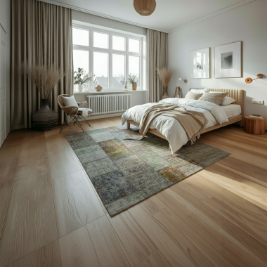 Alfombra Bremen | Diseño patchwork multicolor moderno | 4 tamaños disponibles