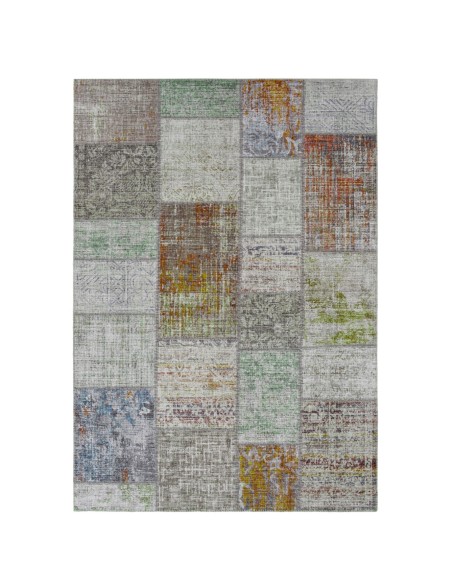 Alfombra Bremen | Diseño patchwork multicolor moderno | 4 tamaños disponibles