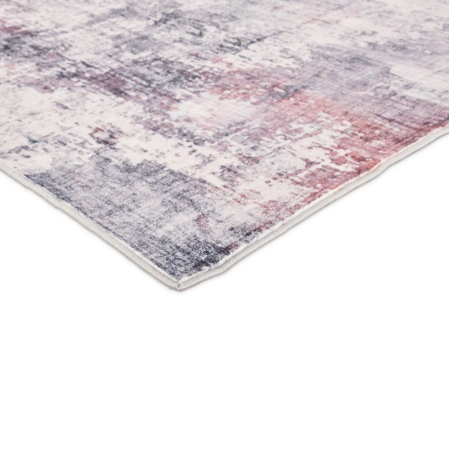 Alfombra Cashmere Violet| Diseño abstracto moderno en tonos dorados y grises | 3 tamaños disponibles