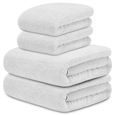 Toalla Mónaco 100% Algodón 450gr - Blanco | Deslan Internacional