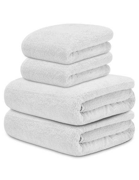 Toalla Mónaco 100% Algodón 450gr - Blanco | Deslan Internacional