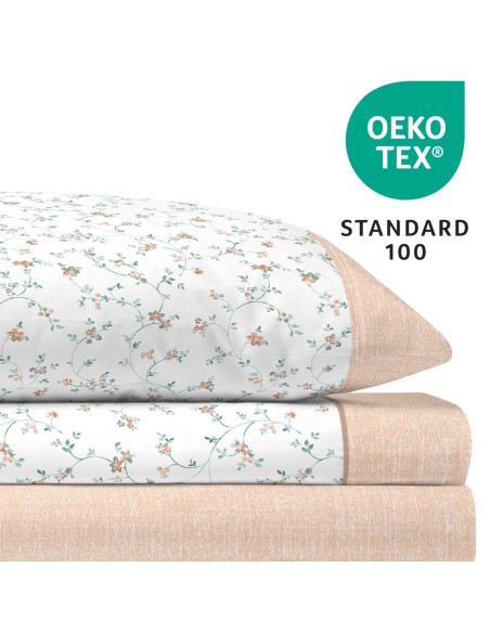 Juego de Sábanas 144 Hilos XESCA MELOCOTON 48% Algodón