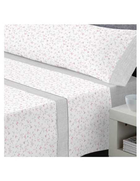 Juego de Sábanas 144 Hilos XESCA GRIS 48% Algodón