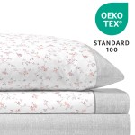 Juego de Sábanas 144 Hilos XESCA GRIS 48% Algodón