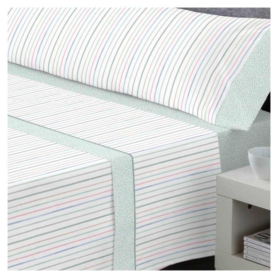 Juego de Sábanas 144 Hilos VITO MENTA 48% Algodón