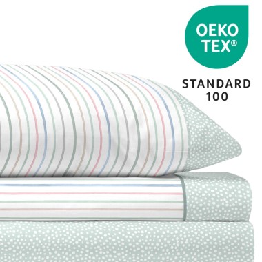 Juego de Sábanas 144 Hilos VITO MENTA 48% Algodón