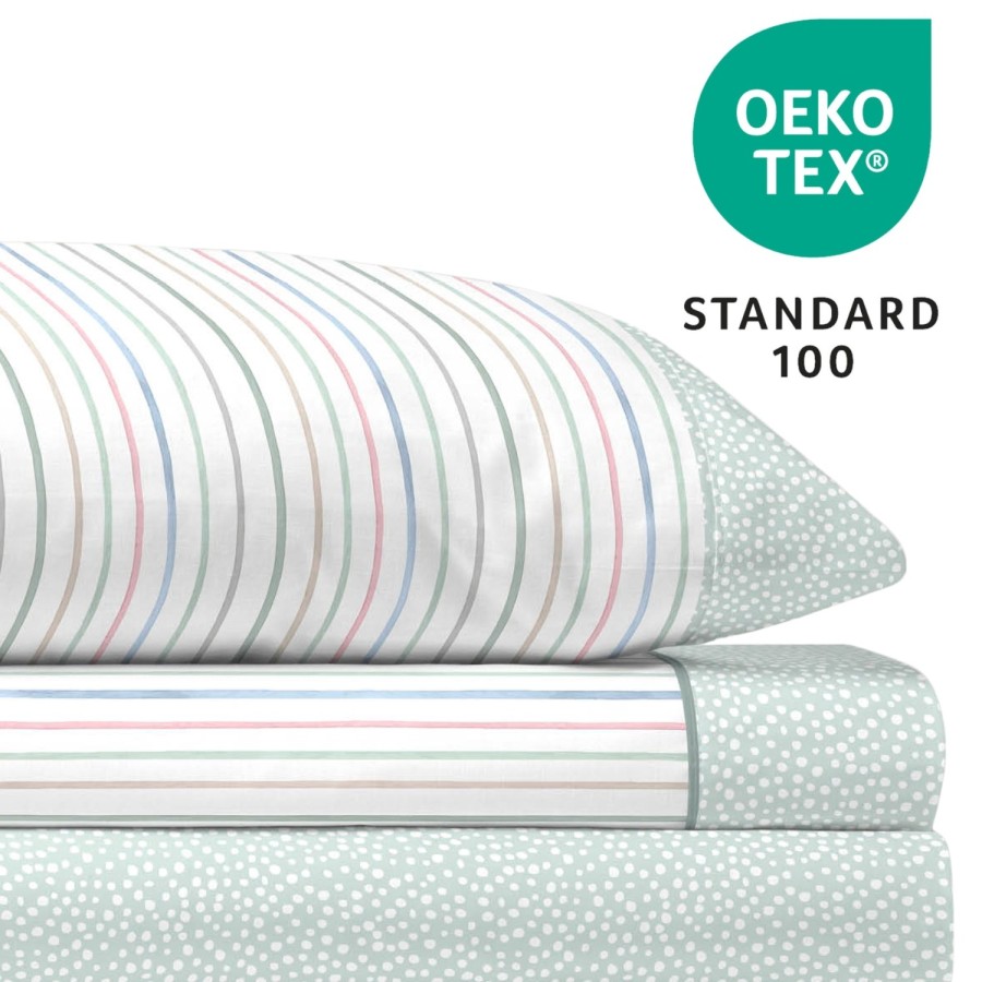 Juego de Sábanas 144 Hilos VITO MENTA 48% Algodón