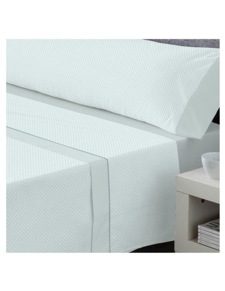 Juego de Sábanas 144 Hilos RIVER MENTA 48% Algodón