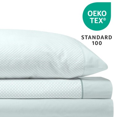 Juego de Sábanas 144 Hilos RIVER MENTA 48% Algodón