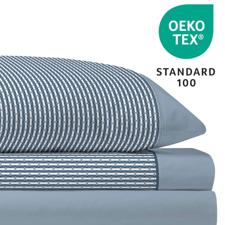 Juego de Sábanas 144 Hilos KAEL MARINO 48% Algodón