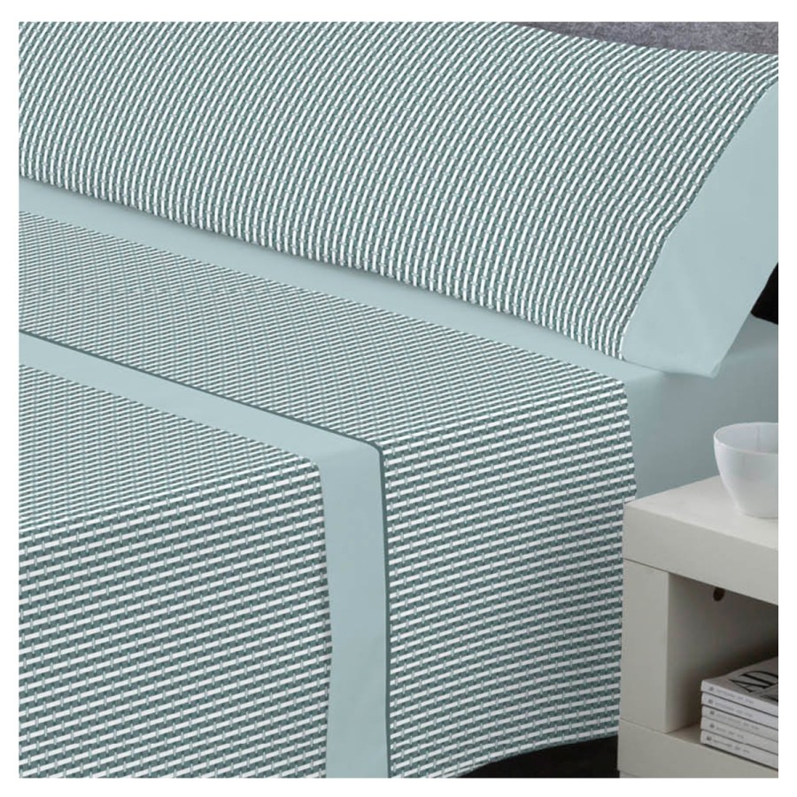 Juego de Sábanas 144 Hilos KAEL MENTA 48% Algodón