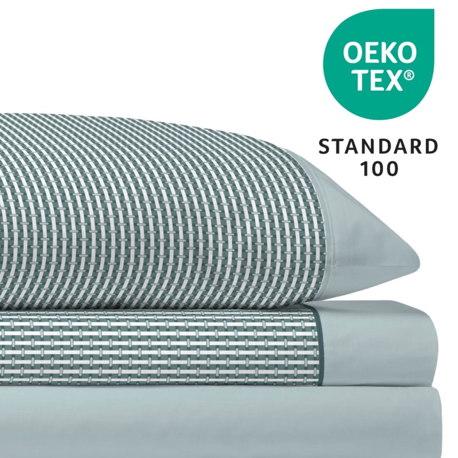 Juego de Sábanas 144 Hilos KAEL MENTA 48% Algodón