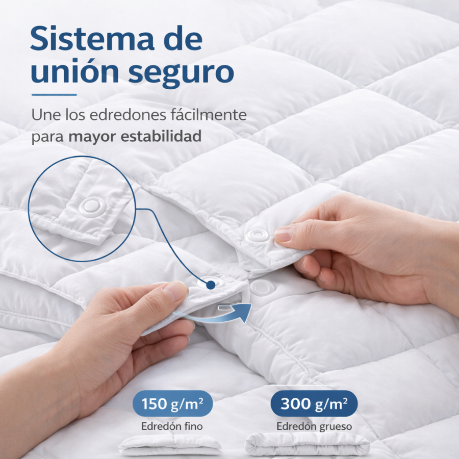 Relleno Nórdico 4 Estaciones 150+300 GSM | Medidas de 150 a 280 cm | Deslan Internacional
