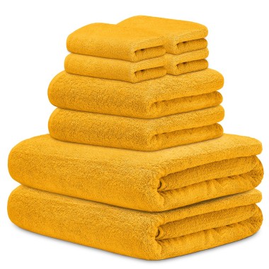 Toalla Mónaco 100% Algodón 450gr - Oro | Deslan Internacional