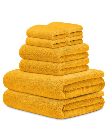 Toalla Mónaco 100% Algodón 450gr - Oro | Deslan Internacional