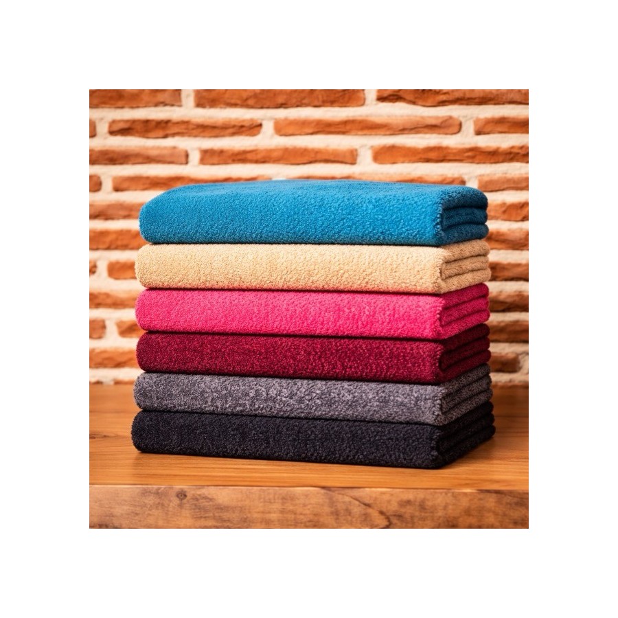 Pack 6 Paños Cocina Lisos 400 GSM 100% Algodón 50x50 cm | Multicolor | Deslan Internacional