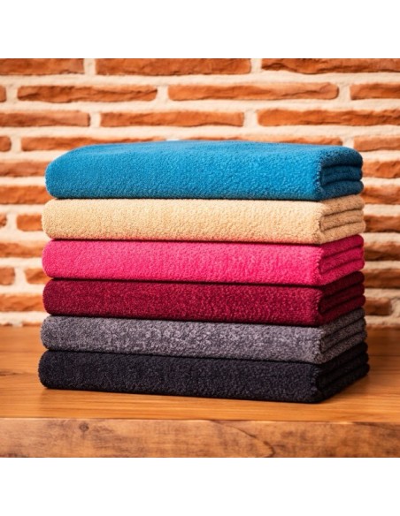 Pack 6 Paños Cocina Lisos 400 GSM 100% Algodón 50x50 cm | Multicolor | Deslan Internacional