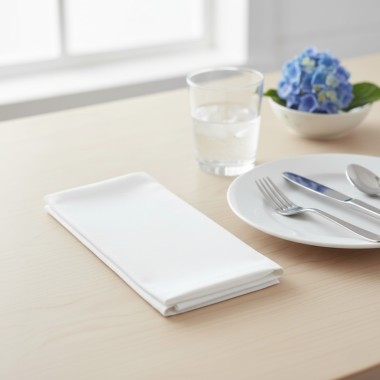 Servilletas Blancas de Tela 45x45 cm Pack 6 | Deslan Internacional 2