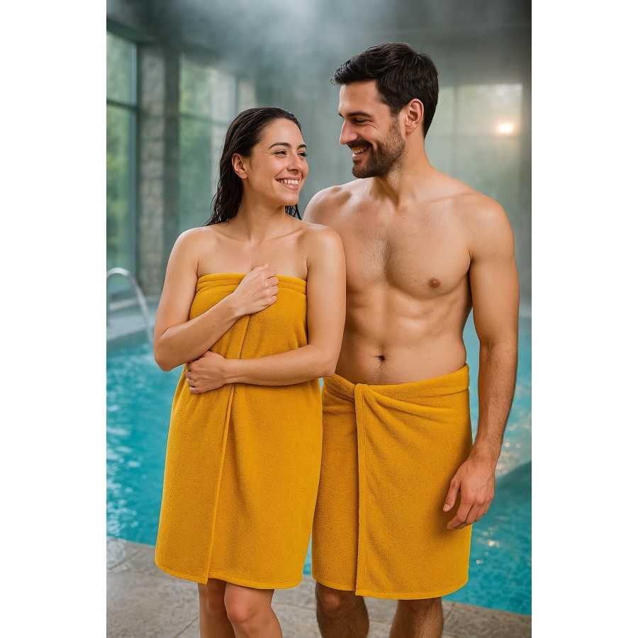 Toalla Mónaco 100% Algodón 450gr - Oro | Deslan Internacional