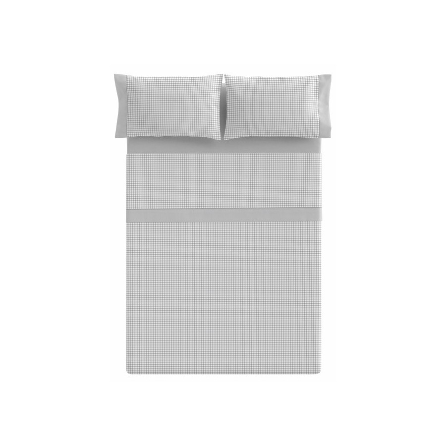 Juego Juego Sábanas Siero Gris Cama 150 cm 4 Piezas | DESLAN INTERNACIONAL